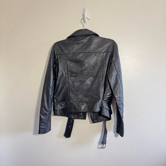 Quince Black Genuine Leather Moto Jacket
Size Medium - Picture 10 of 12